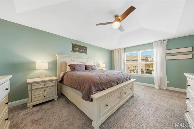 Spacious Primary Bedroom — 524 Wilmer Hollow Lane, Wentzville, MO 63385