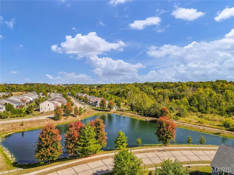 Subdivision Lake with Trail — 524 Wilmer Hollow Lane, Wentzville, MO 63385