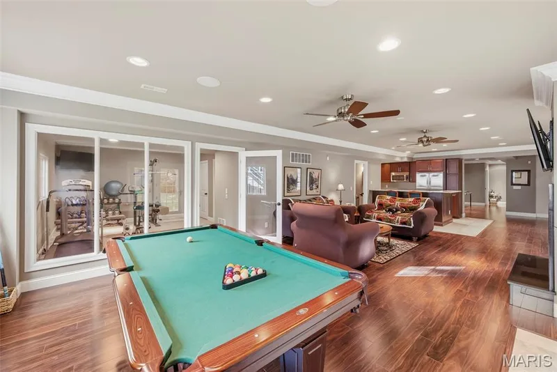 Open-concept Lower Level — 112 Castlewood Estates Drive, O'Fallon, MO 63368