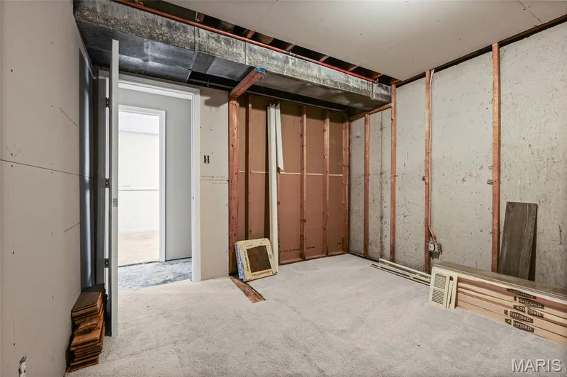 Bedroom 3: open studs, ready for your finishes. — 510 Keeney Drive, St Charles, MO 63304