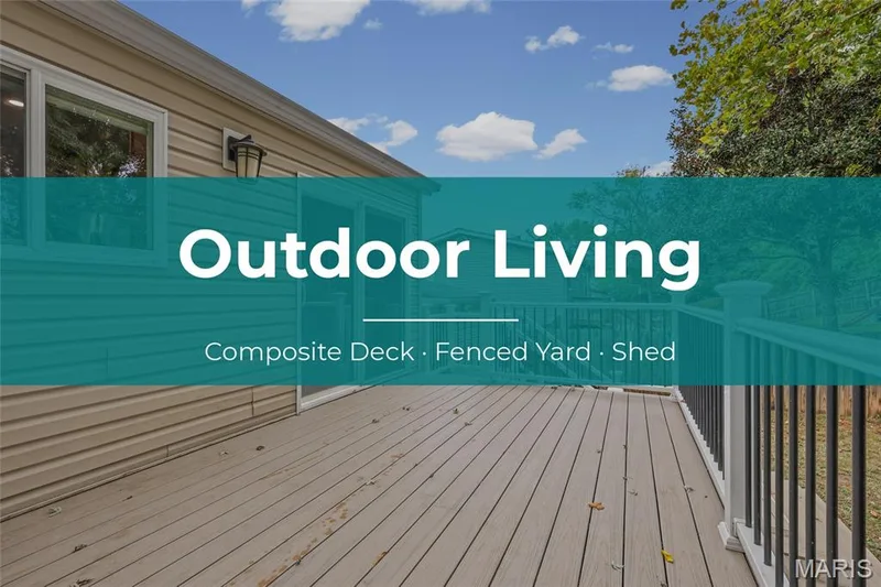 Deck space for grilling and outdoor dining. — 510 Keeney Drive, St Charles, MO 63304