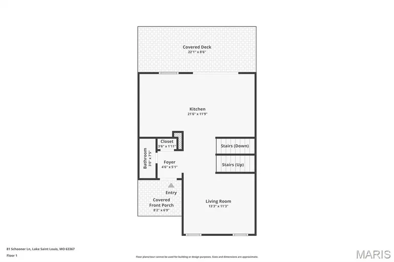 Floor plan — 81 Schooner Lane #1, Lake St. Louis, MO 63367
