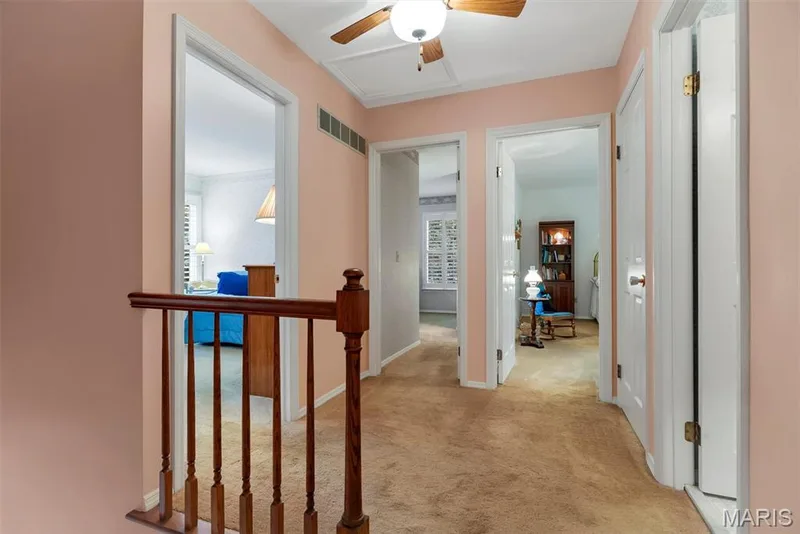 Upstairs hall between rooms.  very spacious — 29 Rockwood Forest Valley, Wildwood, MO 63025