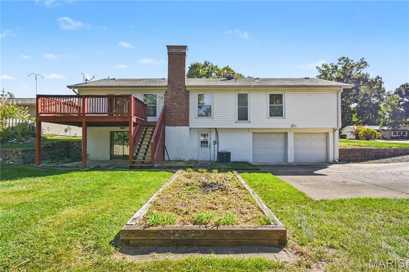 Raised garden bed could be great kitchen garden or maybe a pollinator bed! — 2311 Blue Hill Road, Chesterfield, MO 63017