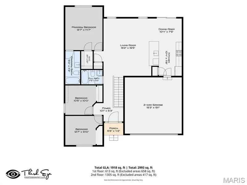 Floor plan — 302 Creek Sound Court, Wentzville, MO 63385
