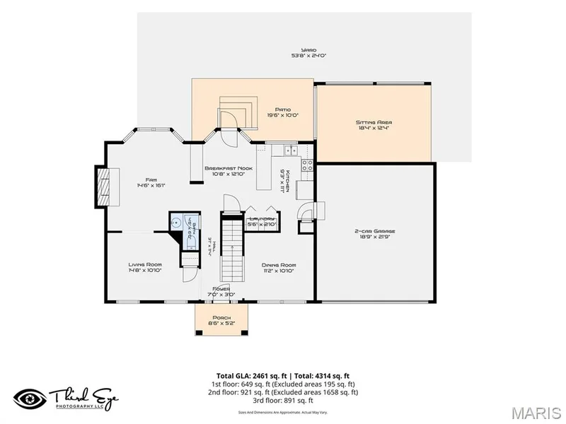 Floor plan — 445 Lantana Lane, St Peters, MO 63376