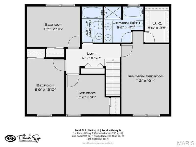 Floor plan — 445 Lantana Lane, St Peters, MO 63376