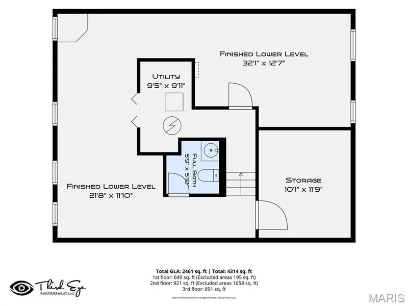 Floor plan — 445 Lantana Lane, St Peters, MO 63376