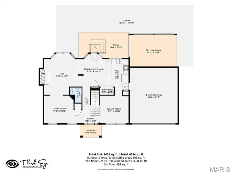 Floor plan — 445 Lantana Lane, St Peters, MO 63376