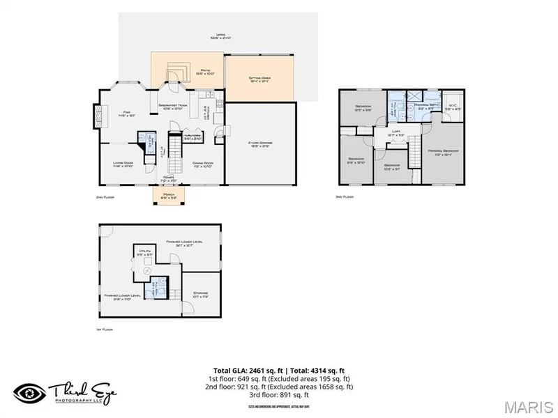 Floor plan — 445 Lantana Lane, St Peters, MO 63376