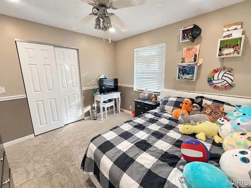 Double door closet — 111 Valvero Drive, St Charles, MO 63304