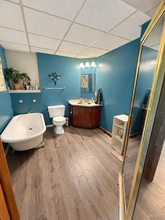 4th full bath with stand alone shower and claw foot tub — 111 Valvero Drive, St Charles, MO 63304