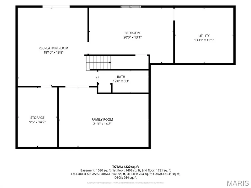 Lower level Floor plan — 2061 Avalon Mist Circle, Dardenne Prairie, MO 63368