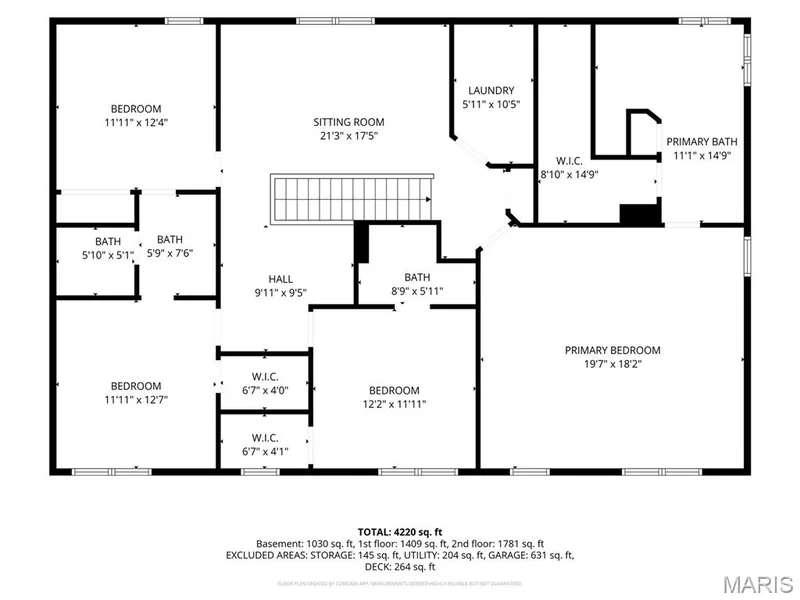 2nd Floor plan — 2061 Avalon Mist Circle, Dardenne Prairie, MO 63368