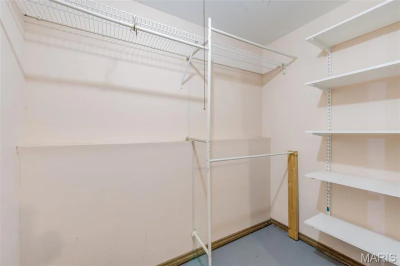 Walk in closet for the L.L Primary Bathroom — 533 Snipes Drive, St Charles, MO 63303