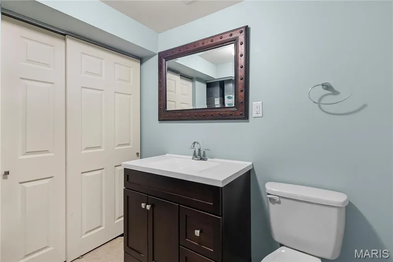 Second half bathroom in finished Lower Level. — 819 Country Field Drive, Lake St. Louis, MO 63367
