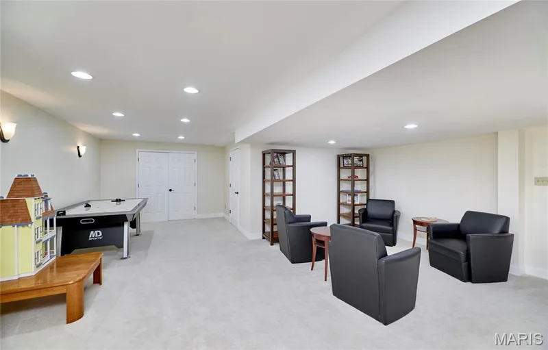 Enjoy entertaining in the spacious lower level family/game/rec room! — 7428 Heathermoor Lane, Dardenne Prairie, MO 63368