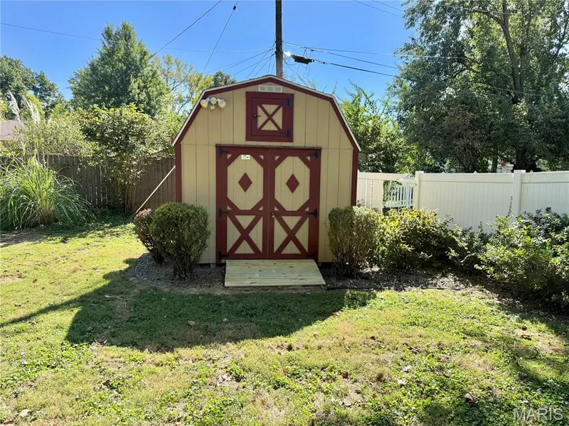 Shed with electric and lights — 35 Connie Drive, St Charles, MO 63301