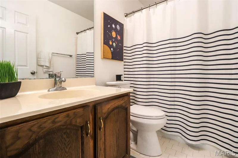 Hallway bathroom — 2502 Forest Leaf Parkway, Wildwood, MO 63011