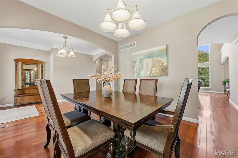 Dining room off foyer — 106 Crimson Oaks Court, Lake St. Louis, MO 63367