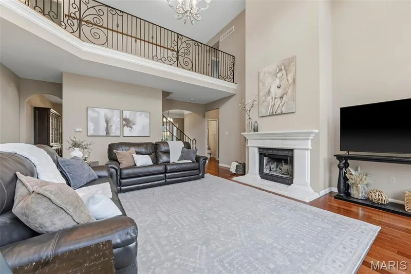 Elegant cozy fireplace for those cold nights! — 106 Crimson Oaks Court, Lake St. Louis, MO 63367