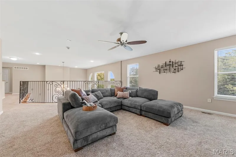 Huge 2nd level loft area — 106 Crimson Oaks Court, Lake St. Louis, MO 63367