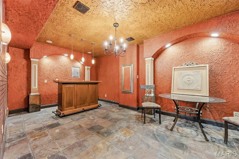 Bar/card/game rec room in lower level — 106 Crimson Oaks Court, Lake St. Louis, MO 63367