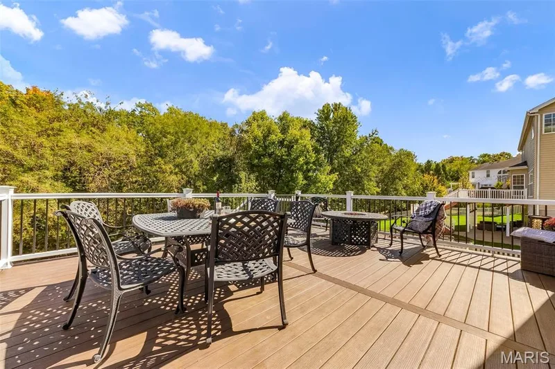 19x18' maintenance free deck installed in 2022! — 106 Crimson Oaks Court, Lake St. Louis, MO 63367