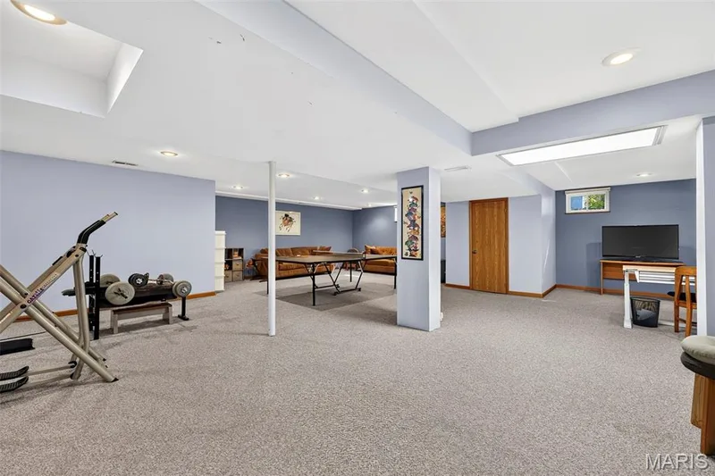 Large open basement — 120 Oak Valley Drive, St Peters, MO 63376
