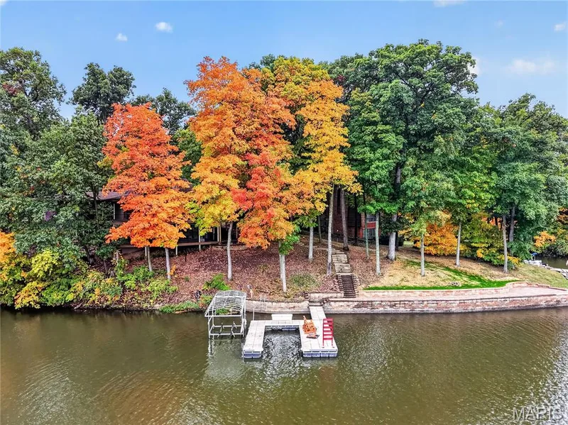 Dock and lakeside patio — 2 Lakeview Court, Lake St. Louis, MO 63367