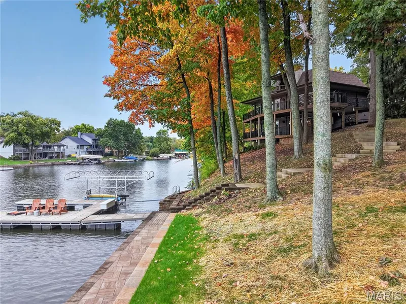 New boardwalk and lakeside patio — 2 Lakeview Court, Lake St. Louis, MO 63367