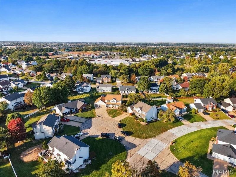 2414 Tuckahoe Circle sits on a quiet cul-de-sac tucked in the back of Monticello East — 2414 Tuckahoe Circle, O'Fallon, MO 63368