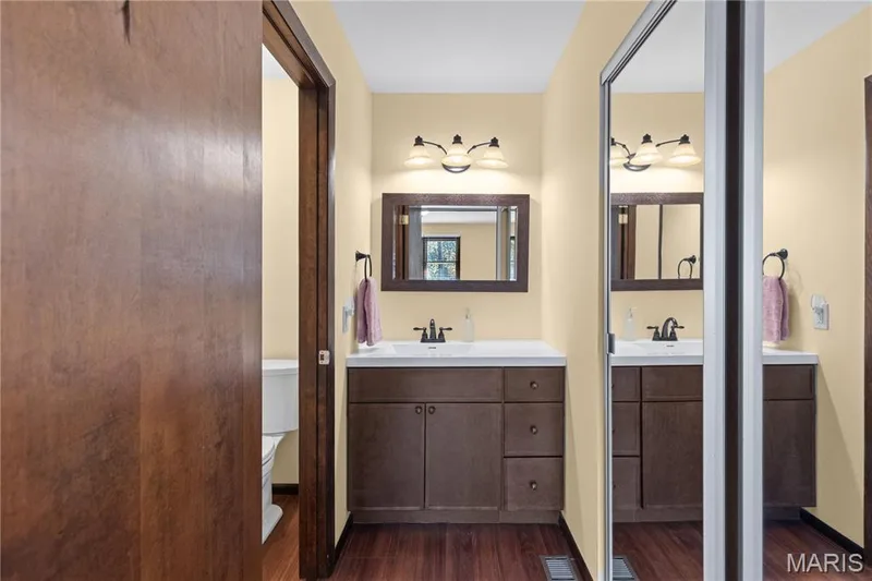 Primary bath with large closet! — 15 Bridlewood Drive, Lake St. Louis, MO 63367