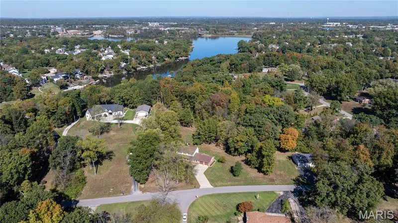 Aerial View of 15 Bridlewood Drive, Lake Saint Louis, Missouri 63367 — 15 Bridlewood Drive, Lake St. Louis, MO 63367