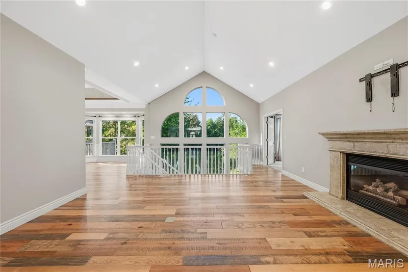 Atrium with view of the peaceful lake — 2221 Blue Lake Drive, Wentzville, MO 63385