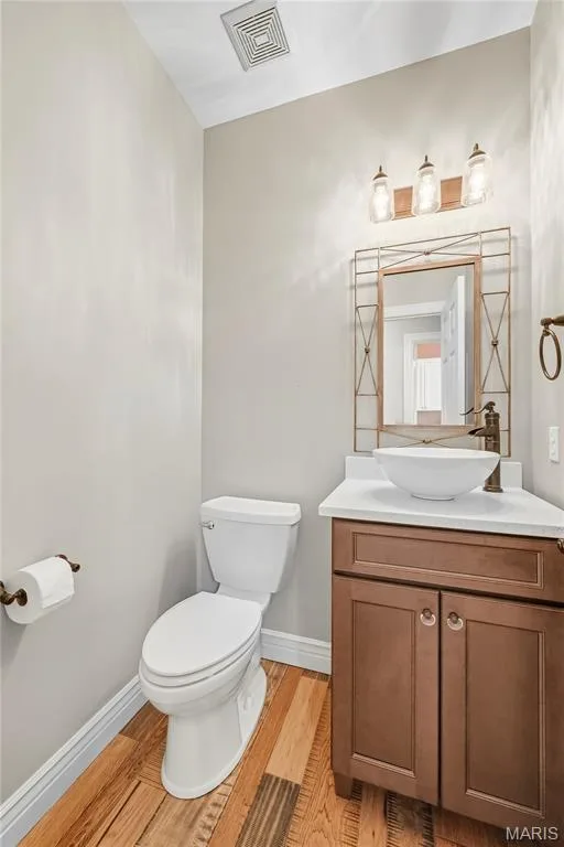 Main level powder room — 2221 Blue Lake Drive, Wentzville, MO 63385
