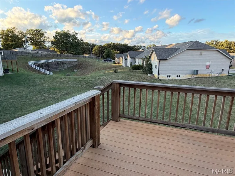 Yard looking left — 22 Ivy Brook Court, Wentzville, MO 63385