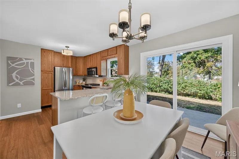 Open Concept Kitchen and Dining area — 600 Turtle Creek Court, St Peters, MO 63376