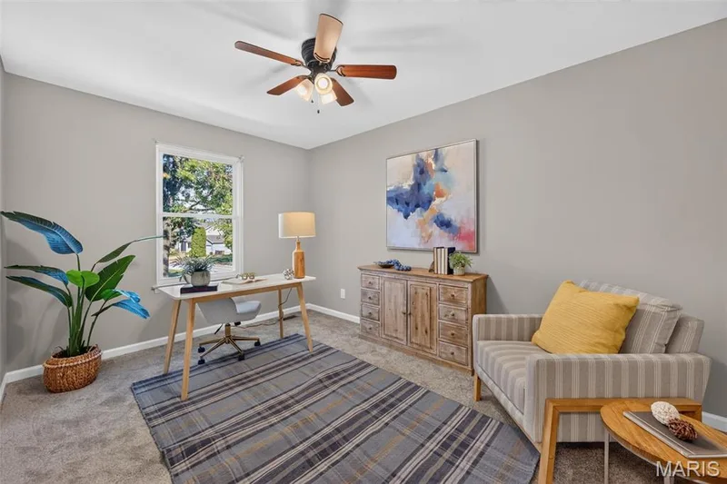 Bedroom 4 which could serve as home office — 600 Turtle Creek Court, St Peters, MO 63376