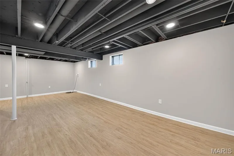 Nice!  Finished basement with LVP flooring — 600 Turtle Creek Court, St Peters, MO 63376
