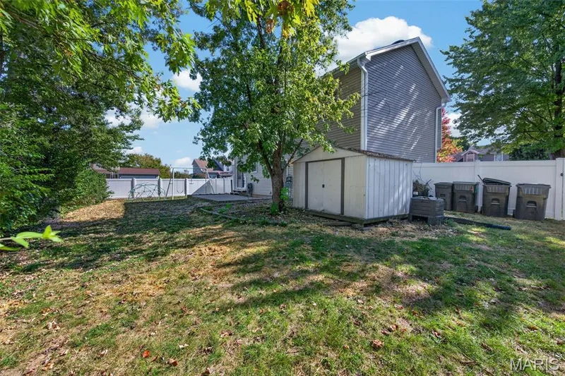 Great backyard space — 600 Turtle Creek Court, St Peters, MO 63376