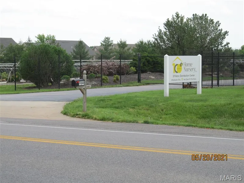 Property is across the street from the nursery and Fox Haven subdivision. — 9045 Highway DD, O'Fallon, MO 63368