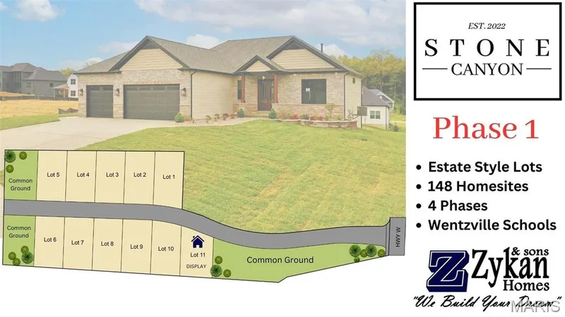 Phase 1 Map — Virginia II @ Stone Canyon, Foristell, MO 63348