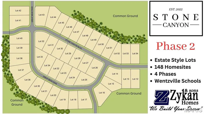 Phase 2 Map — Virginia II @ Stone Canyon, Foristell, MO 63348