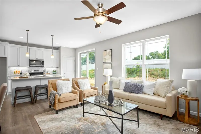 Photo representation of a similar home.  Some features shown may be optional. — 1 TBB Devonshire @Harvest Cottages, O'Fallon, MO 63385