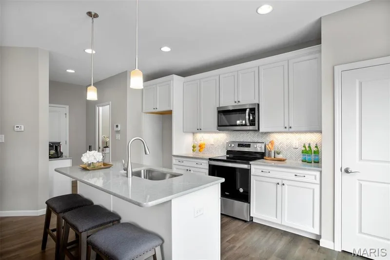 Photo representation of a similar home.  Some features shown may be optional. — 1 TBB Devonshire @Harvest Cottages, O'Fallon, MO 63385