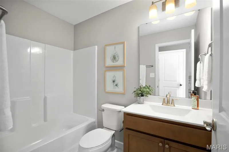Photo representation of a similar home.  Some features shown may be optional. — 1 TBB Devonshire @Harvest Cottages, O'Fallon, MO 63385