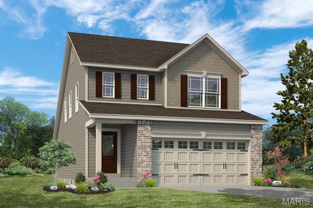 Rendering of Base Elevation — 1 TBB Dover @ Harvest Cottages, O'Fallon, MO 63385