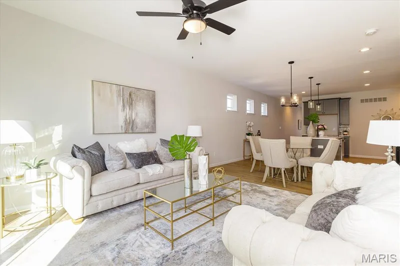 Photo representation of a similar home.  Some features shown may be optional. — 1 TBB Dover @ Harvest Cottages, O'Fallon, MO 63385