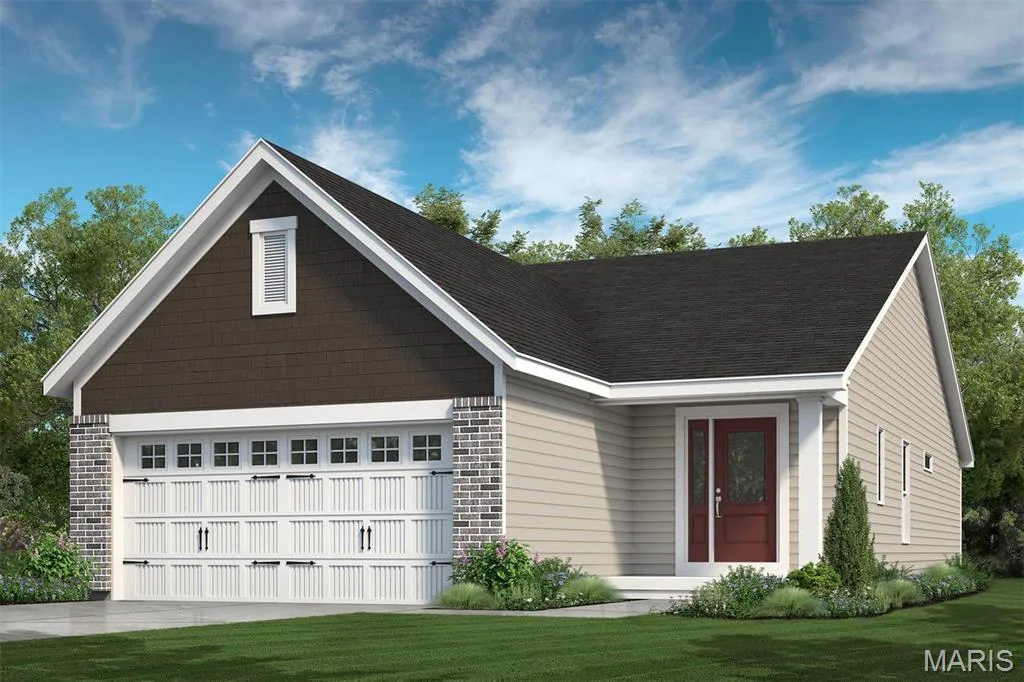 Rendering of Base Elevation — 1 TBB Ashland @ Harvest Villas, O'Fallon, MO 63385
